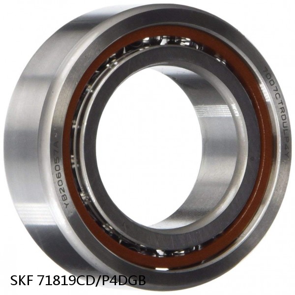 71819CD/P4DGB SKF Super Precision,Super Precision Bearings,Super Precision Angular Contact,71800 Series,15 Degree Contact Angle
