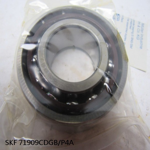 71909CDGB/P4A SKF Super Precision,Super Precision Bearings,Super Precision Angular Contact,71900 Series,15 Degree Contact Angle