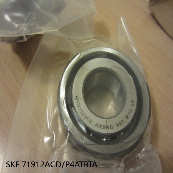 71912ACD/P4ATBTA SKF Super Precision,Super Precision Bearings,Super Precision Angular Contact,71900 Series,25 Degree Contact Angle